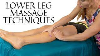 HD Relaxing Leg & Foot Massage Tutorial, Pain Relief in Feet, Lower Legs | Soft Speaking & Music