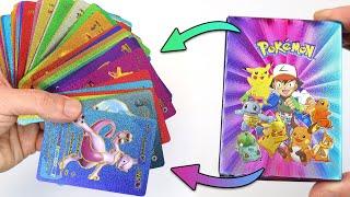 Opening Color Pokemon Card Box Full of Rare Cards