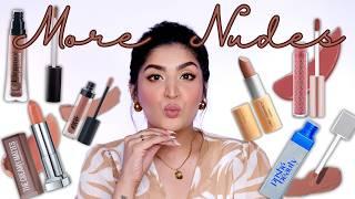 10 *ACTUALLY* Nude Lipsticks I Am Currently Loving | Swatches With & Without Makeup | Shreya Jain