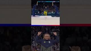 Girls supporting girls: Simone Biles x Jordan Chiles x Rebeca Andrade  #Paris2024  #olympics