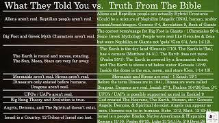 What They Told You vs Truth From The Bible #bible #truth #secret #biblestudy #christian