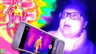 Extreme Hide N Seek Challenge Using Thermal Night Vision