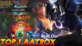 I TRIED TOP 1 AATROX BUILD AND THIS IS RESULT!! | AATROX NO DEATH CHALLENGE | WILDRIFT