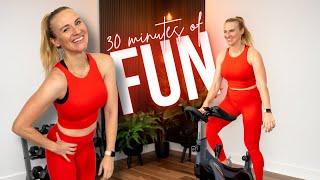 30 minute FUN Indoor Cycling Workout