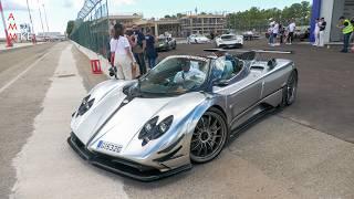 1 of 1 Liquid Metal Pagani Zonda 760 Roadster vs Porsche Carrera GT