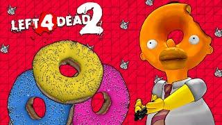 L4D2: THE SIMPSONS DONUT TANK SURVIVAL!! (Left 4 Dead 2 Funny Moments)