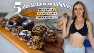 5 Desayunos Altos en Proteína  Mis Recetas Favoritas Para Perder Grasa y Ganar Músculo