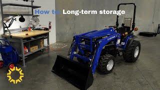 How to: Prep your tractor for long-term storage