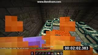 I beat the Minecraft glitchless random seed world record!!! Not at all faked!!!