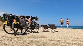 Wildcamping on the Mediterranean |  Bikepacking Italy