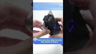 Bluetooth 2D Barcode Scanner 1D 2D QR Wireless Portable Back Clip Barcode Reader