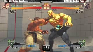 SSF4 AE2012 MCZ Daigo Umehara vs MCZ DMG Online Tony - CEO 2012 Tournament