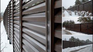 Забор для коттеджного городка Riviera Villas от завода "Мехбуд"