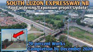 Sinimento ang gitna!SOUTH LUZON EXPRESSAY ROAD WIDENING PROJECT Update!