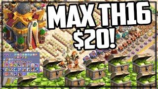 GEM TO MAX - Clash of Clans Town Hall 16 - FAST!