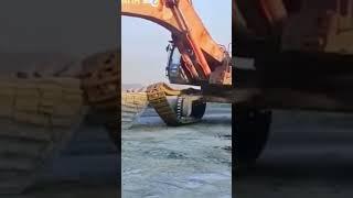 OPERATOR PUT AN EXCAVATOR ON ITS TRACK