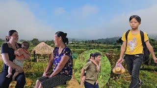 Aunt Liu picks vegetables to sell - Grandma Sinh carries out the sheriff's plan - Uyen's fun day off