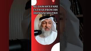 Ali Dawah'S FAKE Fatwas from His Ikhwani Shaykh (Ad Dedew) - Faris Al Hammadi