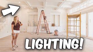 A Whole New HOUSE! Lighting Going IN! AMAZING!