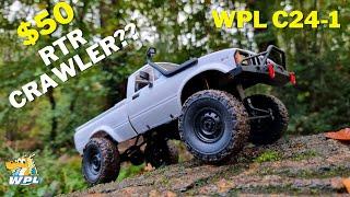 $50 RTR Crawler - But is it any good? - WPL C24-1 Unboxing, Review & First Run