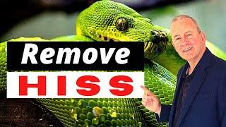 How to REMOVE HISS from Recordings