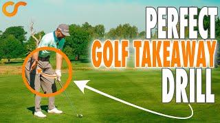 Perfect Golf Swing Takeaway Drill - Works With All Clubs