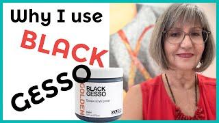 Painting with Black Gesso | Bring depth to your artwork with one simple change