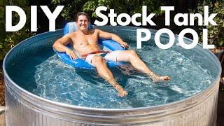 Stock Tank Pool DIY