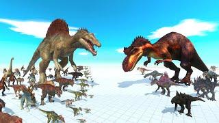 Spinosaurus VS Spinosaurus - ALL Dinosaurs FIGHT Spinosaurus Evolution