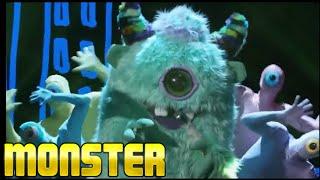 Masked Singer Monster all Performances & Reveal | Season 1