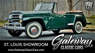 1950 Willys Jeepster Gateway Classic Cars St. Louis  #8963