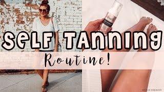 MY SELF TANNING ROUTINE | Moriah Robinson