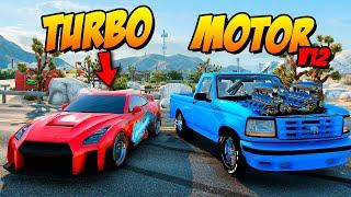 Modifico Mi G-TR y Mi Camioneta con Motor V12 Gta Rp