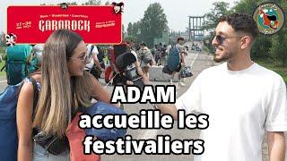  Adam accueille les festivaliers : FESTIVAL GAROROCK 2024  Marmande