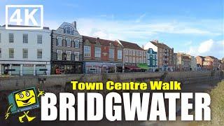 BRIDGWATER Somerset UK October 2022 - 4K Walking Tour