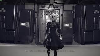 NieR: Automata (3) Главная база. Возвращение на Землю. Открытый мир. Лагерь сопротивления
