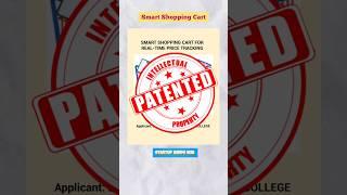 Smart Cart for Shopping  #shorts #youtube #youtubeshorts #shopping #patent