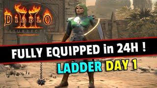 I got "RICH" in No time, Crazy ladder start ! - Diablo 2 resurrected