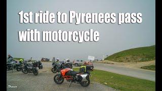 From Lumbier - St Martin to Lurbe-Saint-Christau Pyrenees pass with motorcycle - relax music amsr