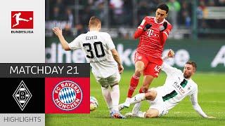 5-Goal-Spectacle! | Borussia M'gladbach - Bayern München 3-2 | Highlights | MD 21 – Bundesliga 22/23