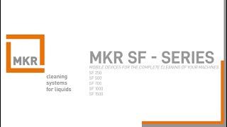 MKR SF - SERIES Mobile devices for the complete cleaning of your machines