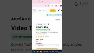 Video to Blog AI Review 2024: Video To Text Converter for $49! #shorts #viral #youtubeshorts