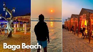 Baga Beach Goa | Baga Beach Nightlife | Goa | India | 4K