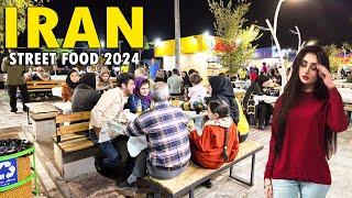 Street Food In Iran!!! AND The Lifestyle of Iranian People In Falafel BAZARایران