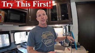 Why Is My RV Water Pressure Low | RV Kitchen Faucet Fix!