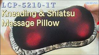 LICHANG Massage Pillow / Shiatsu Back Massager Pillow / Car & Home Massager with Infrared Heating