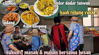 MASAK DAN MAKAN BERSAMA BESAN LAGI ‼️MENU SEDERHANA YANG PENTING KUMPUL -