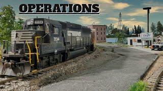 Realistic Model Railroad Operations: Switching with a SIMPLE SWITCH LIST Part 2.