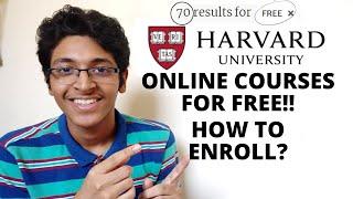 70 FREE Courses By Harvard University | How To Enroll | Available For Limited Time!