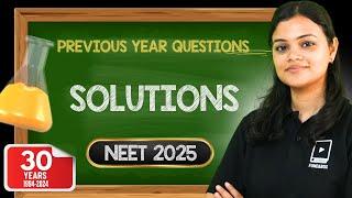 Solutions | Previous Year Question + NCERT Exemplar | NEET Chemistry | NEET 2025